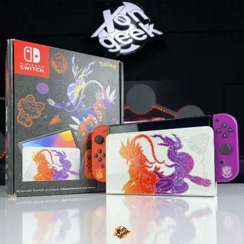 Console Nintendo Switch OLED Edição Especial Pokemon Scarlet e Violet (Seminovo)