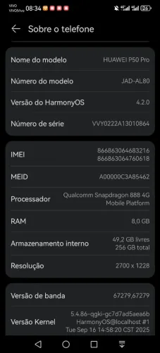 Huawei P50 Pro Em Sp ou Rj