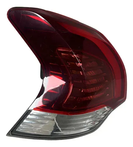Lanterna Lado Esquerdo Peugeot 3008 Esquerdo/motorista Vermelho