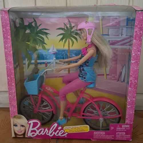 Barbie Bicicleta Mattel 2015 vai na caixa perfeito estado