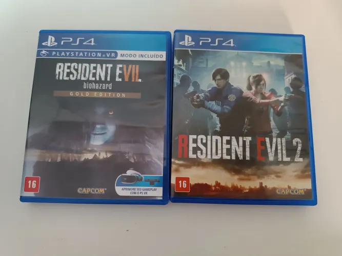 Resident evil 2 e 7 - PS4