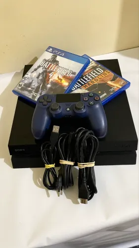 Ps4 com 1Tb Impecável Completo