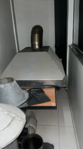 Coifa industrial inox