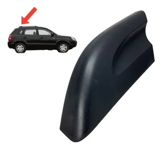 Acabamento Rack Traseiro Direito Hyundai Tucson Até 2017 Preto