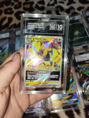 Carta pokémon graduada zeraora