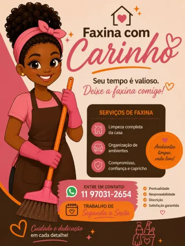Serviços de Faxina para Casas, Escritórios e Empresas