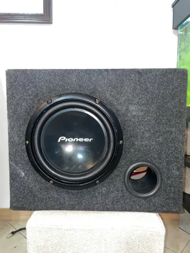 Auto falante PIONEER 8 polegadas junto com caixa de MDF