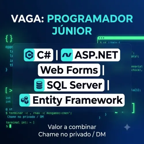 VAGA: Programador(a) Júnior