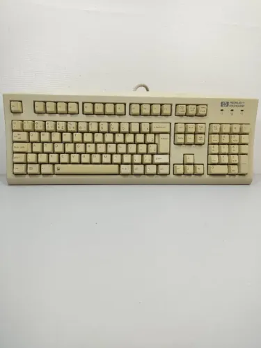 Teclado Antigo Hp Hewlett-packard Ps2 Retro Pc Pop (Usado)