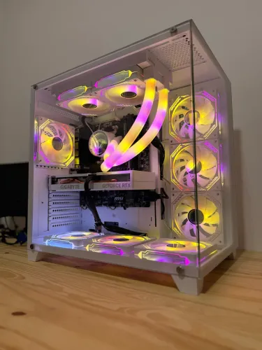 PC Gamer Full White - Ryzen 7 5700x / RTX 4060 8GB / 16GB de RAM (Aceito Trocas)