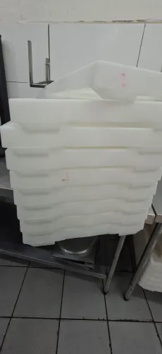 Caixa bandeja para esfihas