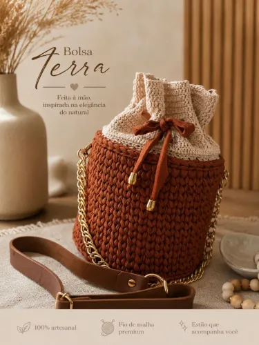Bolsa em crochê