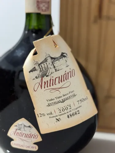 Château Lacave - Vinho tinto seco fino - vindima 2002 - N°48.662