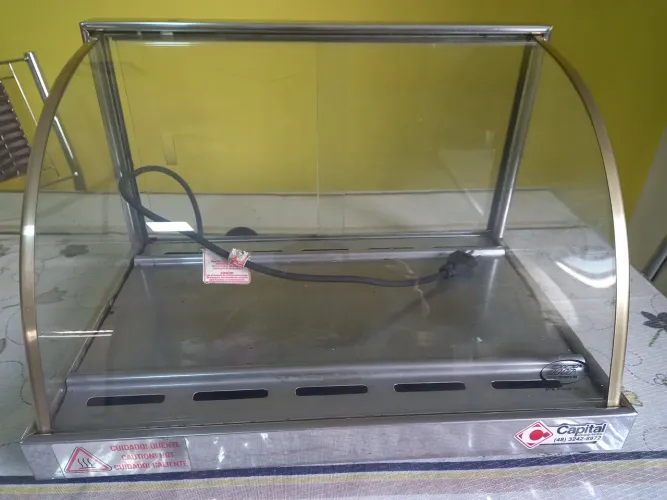 Estufa para salgados com 3 bandejas
