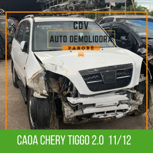 Sucata CAOA Chery Tiggo 2.0 20112012 Disponível para venda de peçasSucata Fiat Toro F