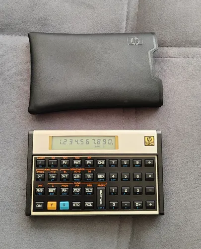 Calculadora Financeira HP 12c Gold Original F2230A com Capa
