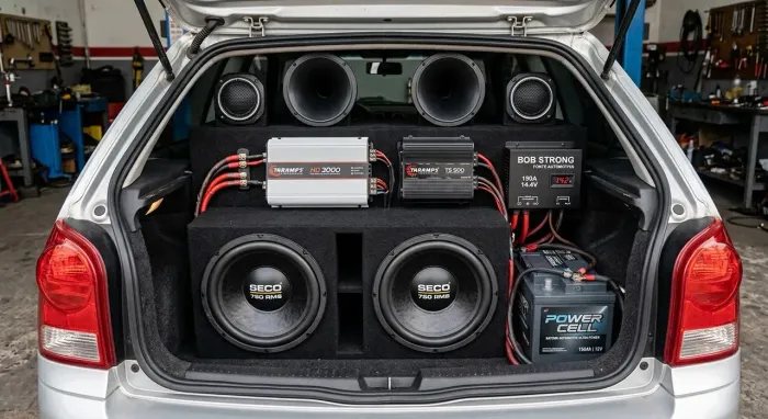 SOM AUTOMOTIVO COMPLETO - PRONTO A MONTAR E TOCAR!