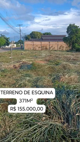 VENDE-SE 02 TERRENO BAIRRO CIDADE SATÉLITE ESQUINA 155.000,00 SUBESQUINA 145.000,00