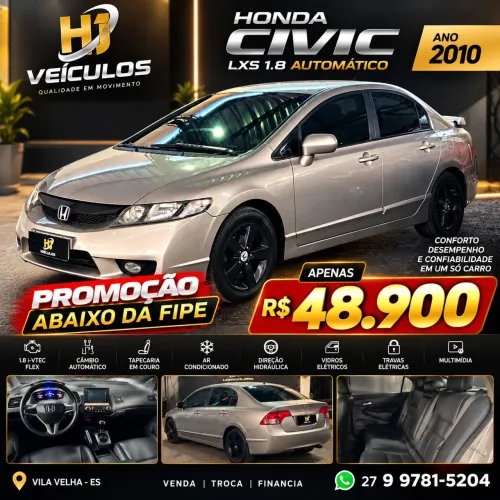 Honda Civic Sedan LXS 1.8/1.8 Flex 16V Aut. 4P 2010