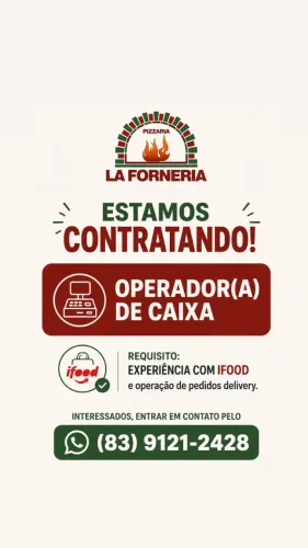 VAGA DE CAIXA PRA RESTAURANTE IFOOD