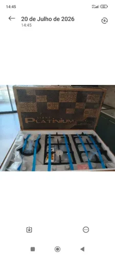 Imperdível!!! Fogão FISCHER 5 Bocas Linha Platinum e Coifa Ilha Fischer!
