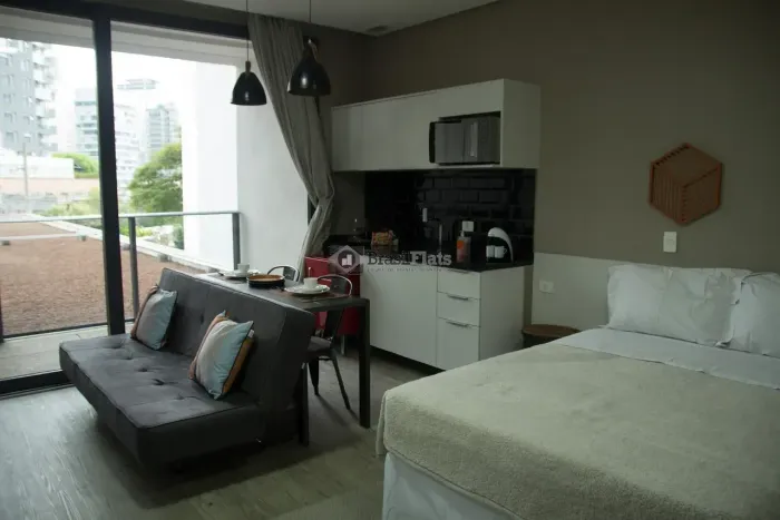 Apartamento com 1 dormitório para alugar, 54 m² por R$ 6.800/mês - Vila Olímpia - São Paul