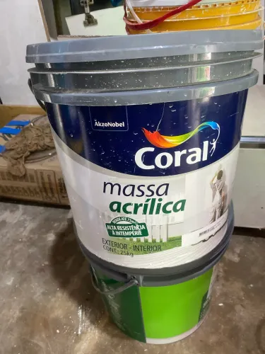 Massa acrílica coral