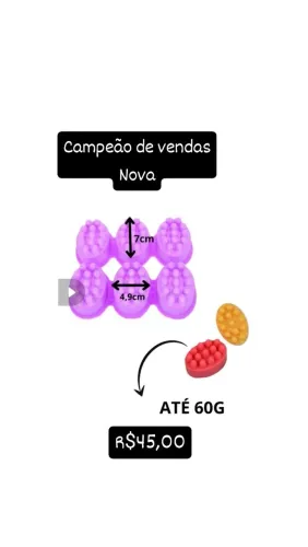 Formas de silicone para sabonetes
