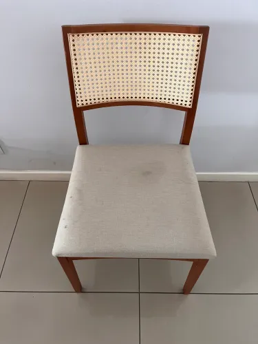 Cadeira com palhinha bossa