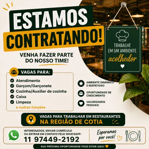 Vagas em Cotia/SP