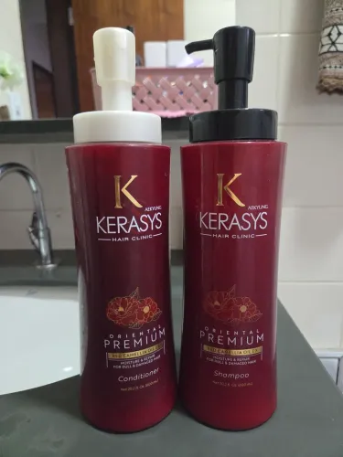 Shampoo e condicionador coreano - Red Camellia Kerasys
