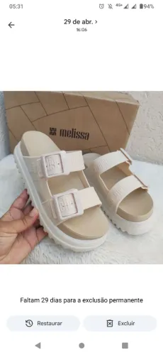 Melissa original tamanho 36 Nova 