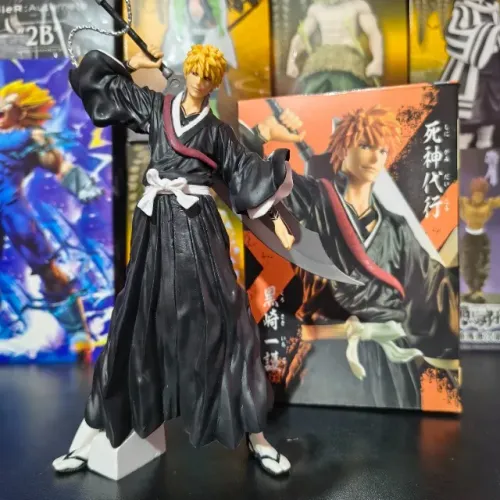 Action Figure Estátua Ichigo Kurosaki - Bleach - Colecionável