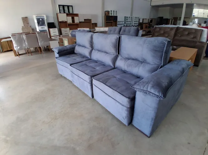 SOFÁ RETRÁTIL E RECLINAVEL NOVO