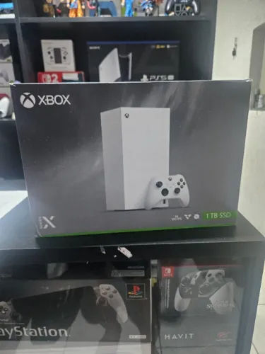 Xbox series x branco novo lacrado aceitamos consoles como parte do pagamento