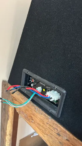 Caixa amplificada Corzuz 10 polegadas Mais kit duas vias JBL