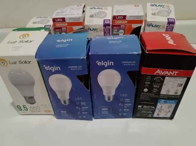 Lampadas incandecentes todas funcionando