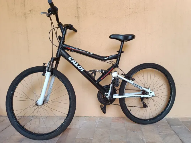 Bicicleta Caloi SK 21v aro 26 aluminium Full suspencion