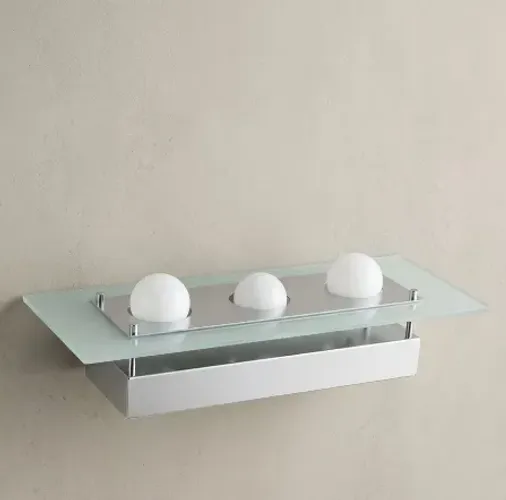 Plafon Lustre Retangular Espelhado (3 Lâmpadas) - Lindo e Moderno