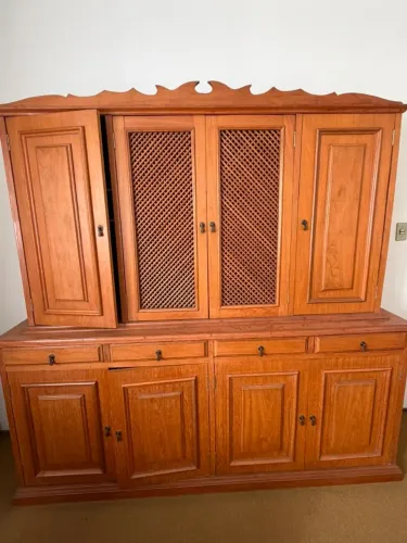Móvel madeira maciça - Estante buffet de cerejeira