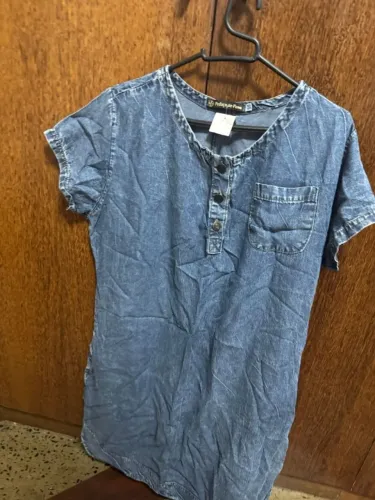 vestido pedaço de pano jeans gg