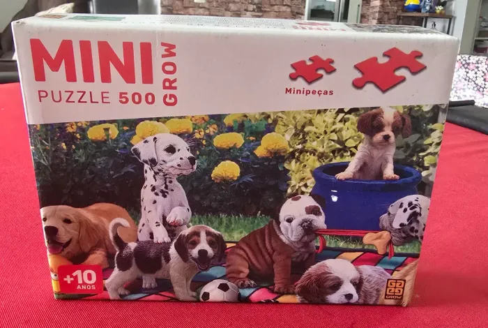 Quebra-cabeça mini 500 peças 