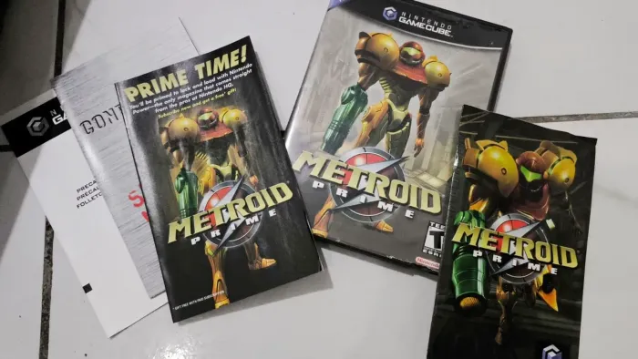 Metroid prime original completo Nintendo Gamecube.