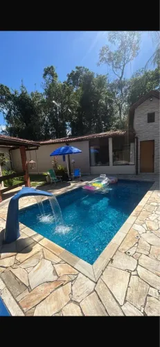 Casa na praia com piscina, lareira, sauna, churrasqueira,!