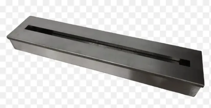 Queimador Linear Inox JX Metais para Lareira Ecológica 1 Metro 