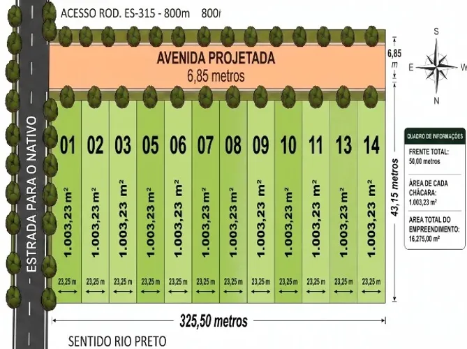 CHACARÁ COM FINANCIAMENTO PRÓPRIO