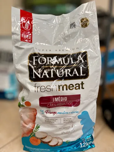 RAÇÃO PARA CÃES FÓRMULA NATURAL 12kgs