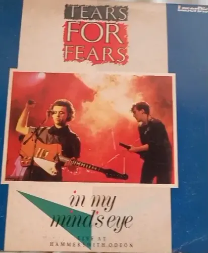 LaserDisc original Tears For Fears - In My Mind?s Eye. Raro item vintage da era synthpop