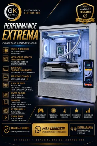 Pc gamer ryzen 7 7800x3d lian li