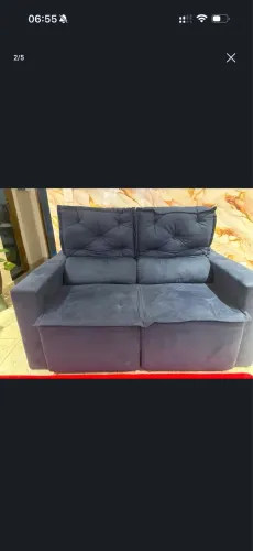 Sofá retrátil 2 lugares